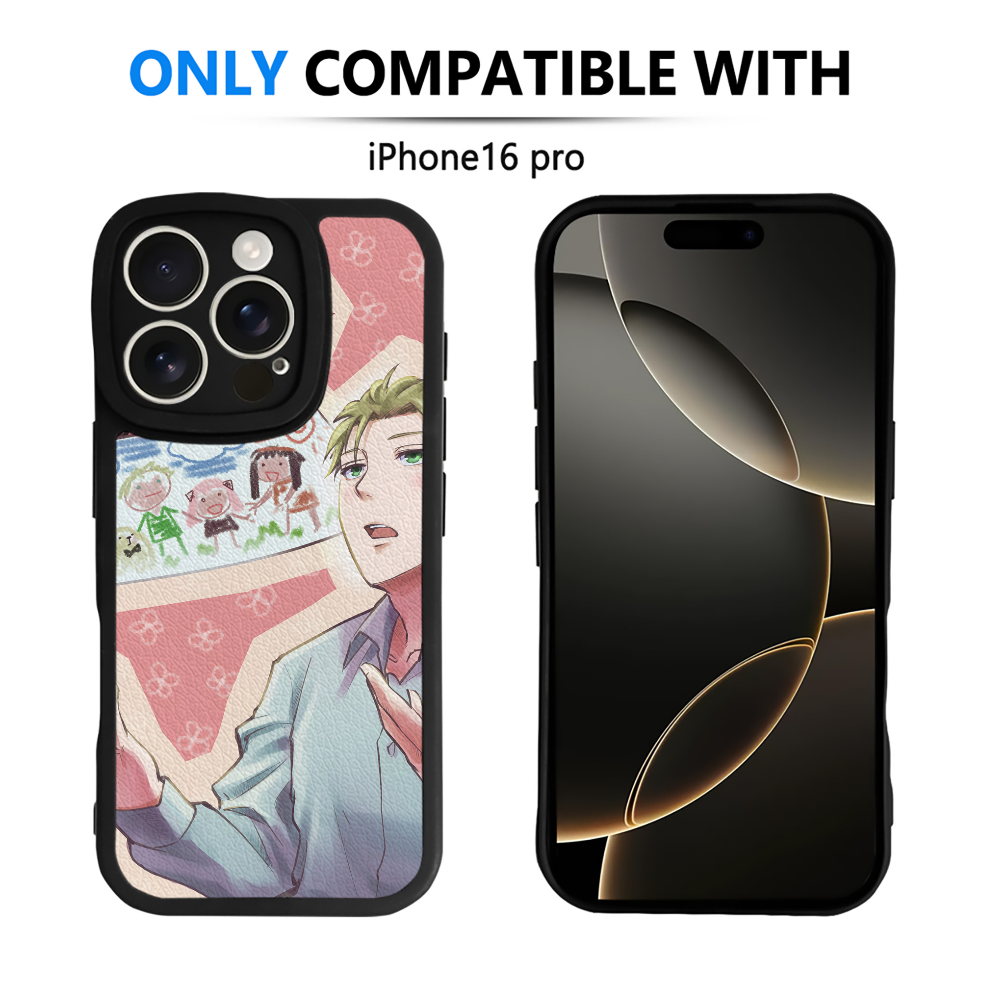 （画像用） SPY×FAMILY间谍家家酒 【iPhone 16シリーズ対応】シリコンスマホケース（レザー調） 材質：シリコン